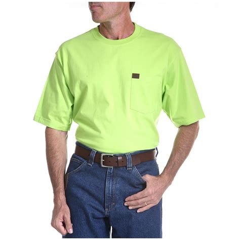 Mens Riggs Workwear® By Wrangler® Short Sleeved Pocket T Shirt