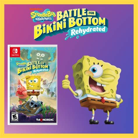 Jual SpongeBob Squarepants Battle For Bikini Bottom Rehydrated Switch