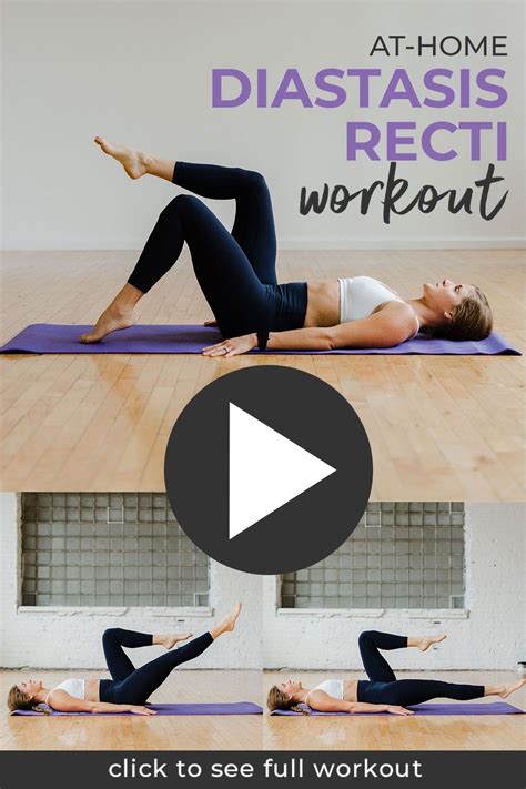 8 Diastasis Recti Exercises Video Nourish Move Love Artofit