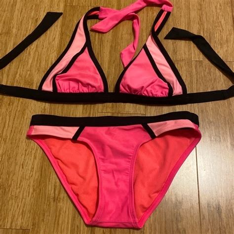 Xhilaration Swim Target Xhilaration Color Block Bikini Set Poshmark