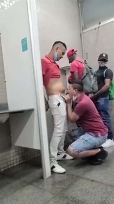 Gay Cruising In A Brazilian Public Toilet Thisvid