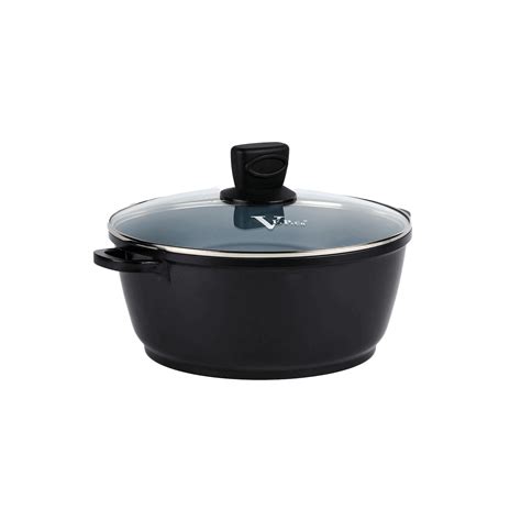 Ceramic Soup Pot with Lid. 11-inch (28 cm) - 6L. Dishwasher safe