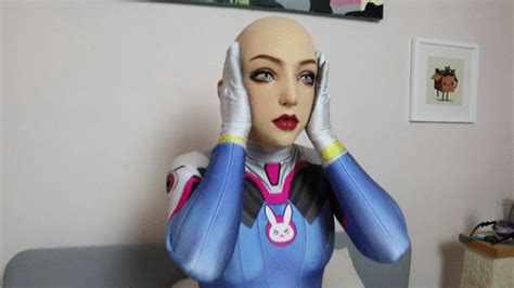 Silicone Doll In Dva Plugsuit Blindfolded Gagged With Tubes Inserted As Pussy Vibrated