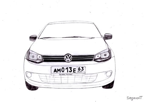 Раскраска фольксваген поло - 18 фото