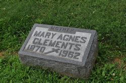 Mary Agnes Carrico Clements 1870 1962 Mémorial Find a Grave