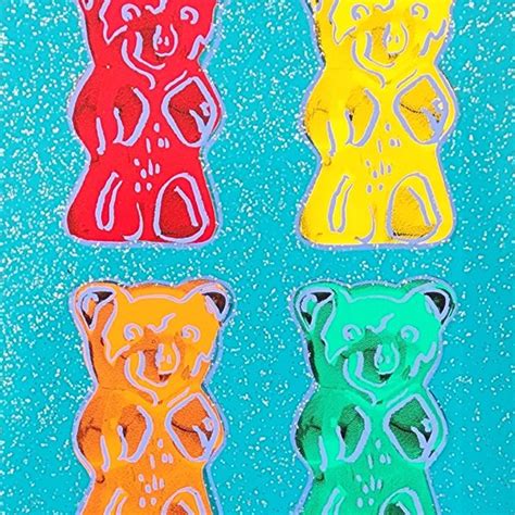 "Gummi Bears (Teal, Gummibärchen)" by Jurgen Kuhl - buy online or in ...