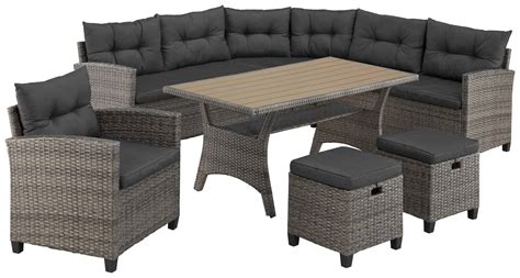 KONIFERA Gartenlounge Set Keros Premium 20 Tlg Ecklounge 2