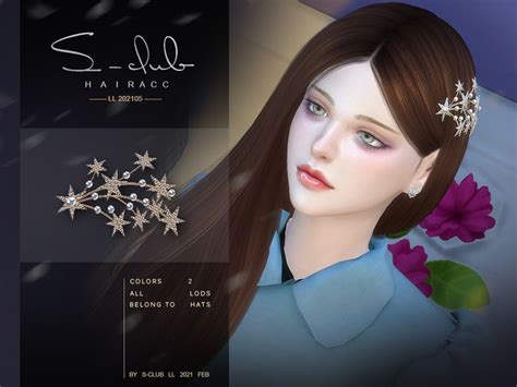 The Stars Hairpin - Sims 4 CC