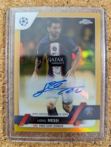 Yahoo Topps Chrome Uefa Ca Lm Lionel Messi