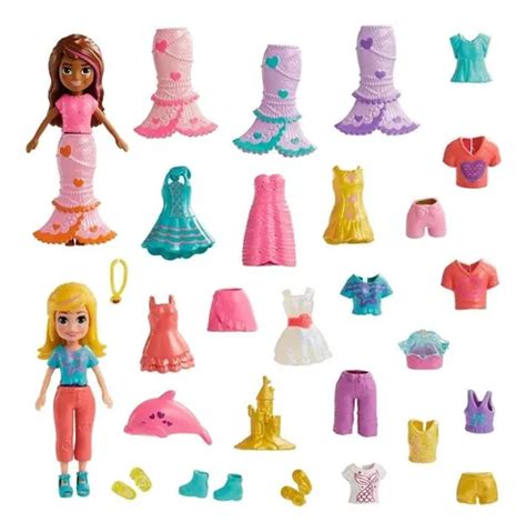 Polly Pocket Roupas - Polly Pocket Conjunto De Roupas Sereias Mágicas - Mattel | Frete grátis