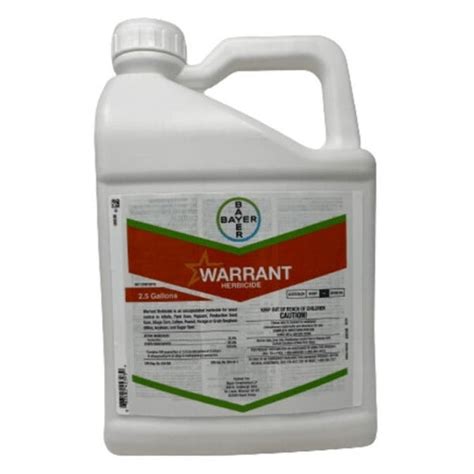 Warrant Herbicide 25 Gallon Size Chemical Warehouse