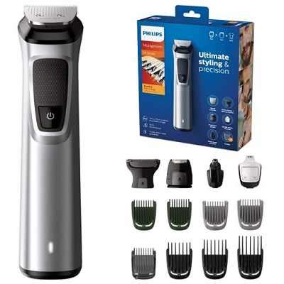 Philips Multigroom MG7720/15 14-in-1, für Gesicht, Haare und Körper für ...