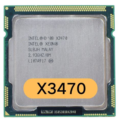 Intel Xeon X3470 2.933 GHz Quad-Core Eight-Thread 95W CPU Processor 8M ...