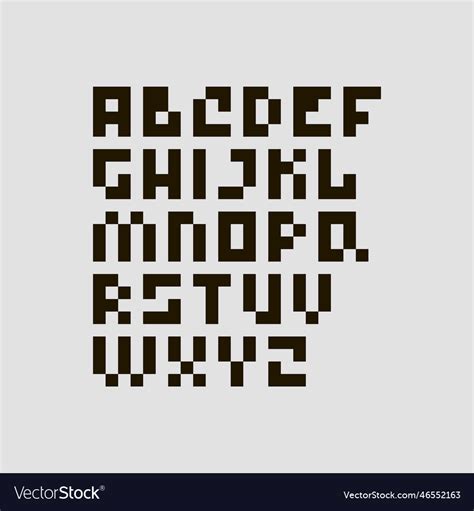 alphabet   letters  english language vector image