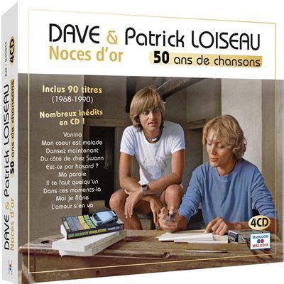 Noces D Or Ans De Chansons Coffret Cd Album En Dave Patrick