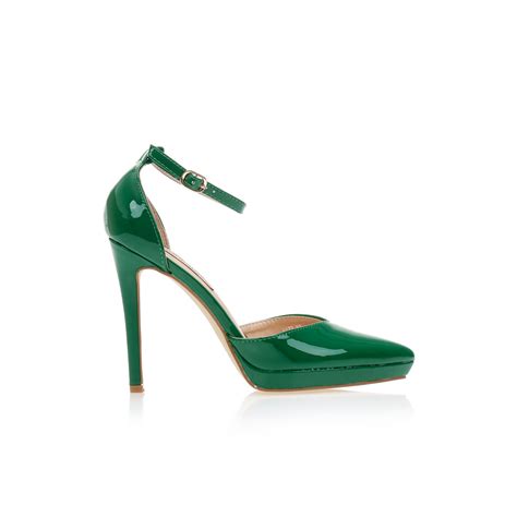 Pantofi Cu Tocuri Nude Lustrin Cu Fiapa I Baret V Rf Ascu It Tsoukalas Shoes