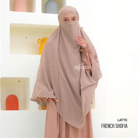 Jual Khimar French Shofia By Alfajar Shopee Indonesia