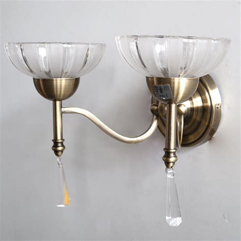 Litecraft Wall Light Edwardian 2 Arm With Dome Shades Antique Brass Clearance 5051569021529 Ebay