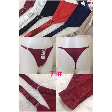 Jual Cd Celana Dalam G String Lingerie Polos Tali Adjust Sexy Indonesia Shopee Indonesia