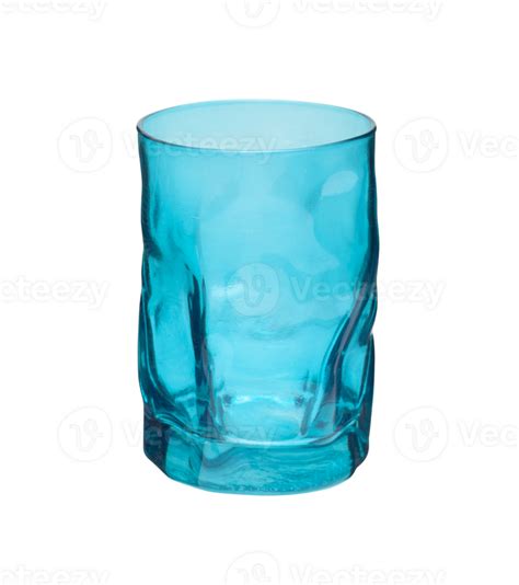 Blue Modern Drinking Glass Isolated On A Transparent Background