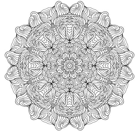 Раскраска антистресс мандала скачать и распечатать бесплатно