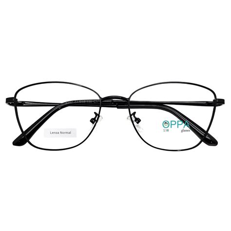 Jual Oppaglasses Frame Kacamata Korea Pria Wanita Oppa Op Fbl Hitam