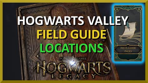 All Hogwarts Valley Field Guide Pages Locations Hogwarts Legacy Youtube