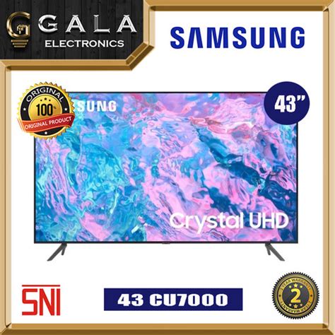 Jual Led Smart Tv Samsung Cu Crystal Uhd K Inch Kota