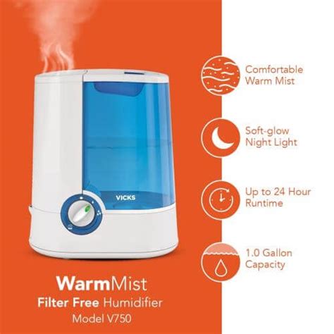 V750 Warm Mist Humidifier Vicks Humidifiers