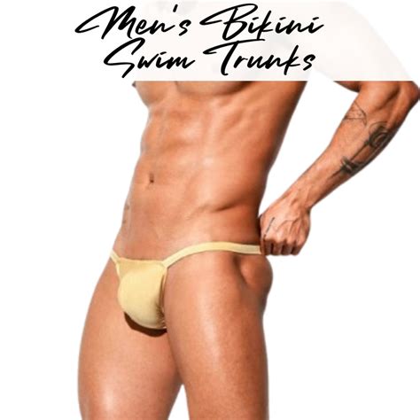 Men S Swimwear Bikini Swim Trunks For Swim And Tan Desmiit S2102 Shopee Singapore