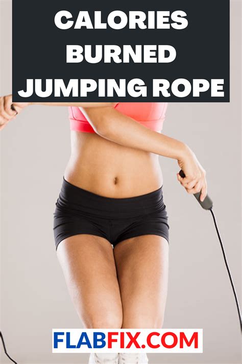 Calories Burned Jumping Rope Based On Duration And No Of Skips