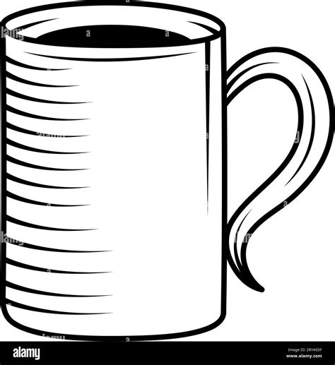 Coffee Cup Draw Long Stock Vector Image And Art Alamy