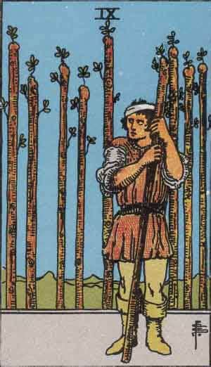 Tarot Card By Card Nine Of Wands The Tarot Lady