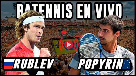 Andrey Rublev Vs Aleskei Popyrin Final De Montreal 2024 Reaccion En