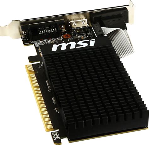 MSI Gaming GeForce GT 710 2GB GDDR5 64-bit DirectX 12 Low Profile ...