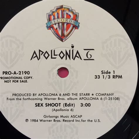 12 Apollonia 6 Sex Shooter ディスコ 売買されたオークション情報yahooの商品情報をアーカイブ公開 オークファンaucfan