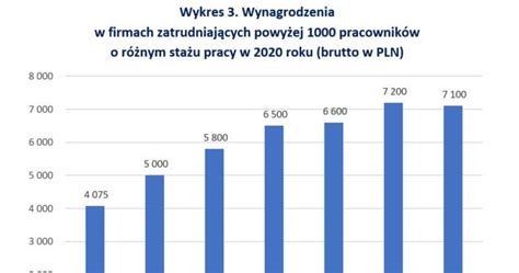 Zarobki W Firmach Zatrudniających Powyżej 1000 Pracowników W 2020 R