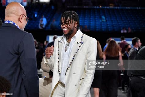 Jaden Hardy Looks On During The 2022 Nba Draft On June 23 2022 At