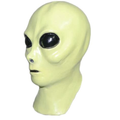 M Scara De L Tex Alien Gena Ufo Extra Terrestre Et Cabe A Traje M Scara