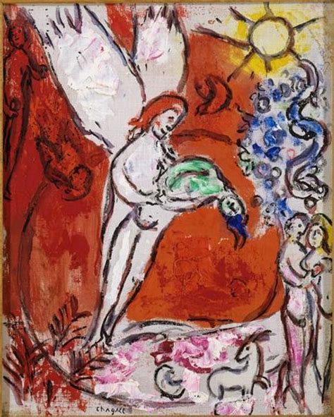 The Creation Of Man 1958 Marc Chagall