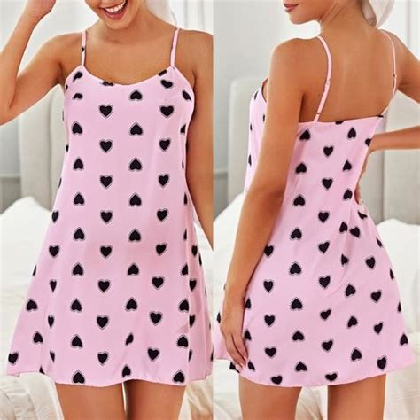 Nuisette Femme Sling Pyjamas Chemise De Nuit Lingerie Sous Vêtements Femme Vêtements Amour