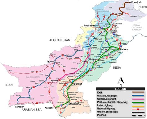 Motorways In Pakistan Map Caresa Vivianne