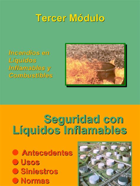 Módulo 3 Incendios Líquidos Inflamables Y Combustibles Pdf