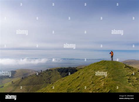 Ridge Walk In Pentland Hills Spring Scotland Stock Photo Alamy
