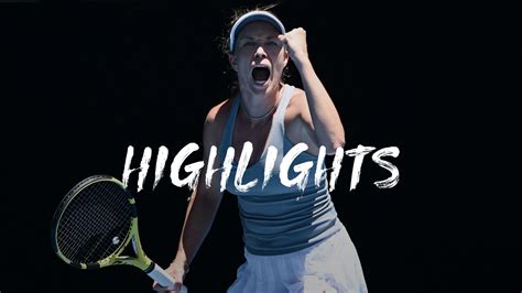 Australian Open Danielle Collins Clara Tauson Highlights