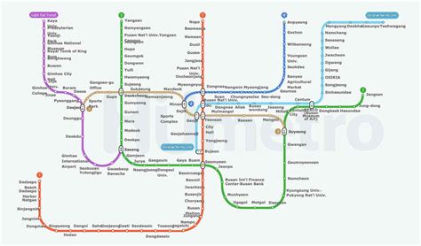 Busan Subway Map