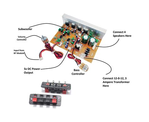 Buy ERH INDIA Ready To Use 4 1 Home Theater Board Kit Tda2030 Based 150