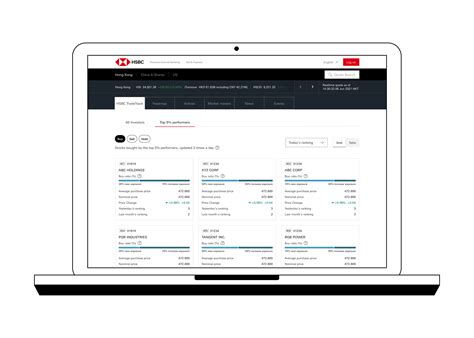 HSBC Online Banking Stock Trading Platform