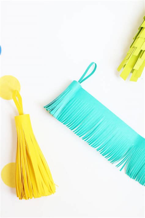 How To Make Paper Tassels