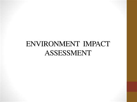 Ppt Environment Impact Assessment Powerpoint Presentation Free